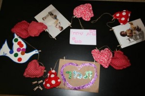 שרשרת לבבות וברכות